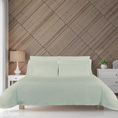 palma bedding set sabana home luxury leisure luxury linen duvet euro shams sage