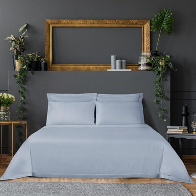 paloma sheet set sabana home luxury leisure luxury linen sheet set flat sheet fitted sheet pillowcase pair blue Azul