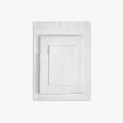 sabana home luxury linen, palma sheet sets, 2 pillowcases envelope closure, fitted sheet, luxury sized flat sheet; sea salt white